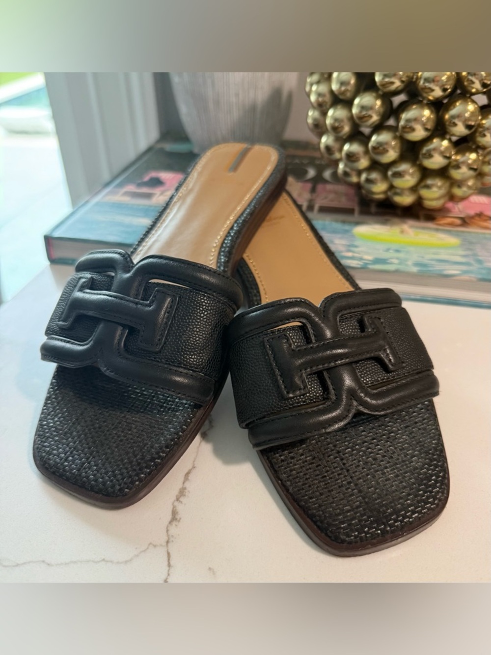 Sam edelman irina slides Black size 7